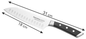Cuțit japonez Azza Santoku - Tescoma