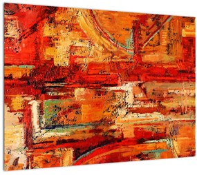 Tablou cu pictură pe pereți (70x50 cm)