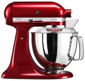 Mixer planetar Kitchenaid Artisan Elegance 5KSM175PSECA, 300 W, 4,8 l, Direct drive, 10 viteze, Candy Apple
