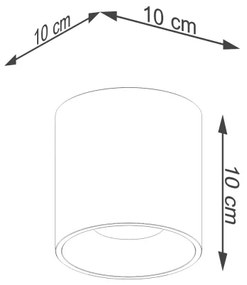 Spot Sollux Sl.1180 ORBIS 1xGU10/10W/230V auriu