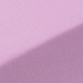 Cearşaf elastic jersey cu elastan violet deschis 90 x 200 cm