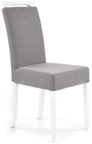 Scaun de bucaterie Clarion, gri/alb