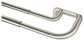 Galerie de perdea 168 - 365 cm extensibilă/dublă din oțel Twilight – Umbra