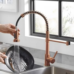 Baterie de bucătărie REA Colin Brush Copper