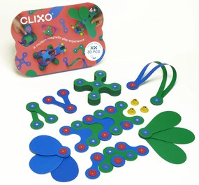 CLIXO® JOC MAGNETIC DE CONSTRUIT - CREW ALBASTRU & VERDE (30 PIESE) - CLIXO (CL-CREW-BG-1)