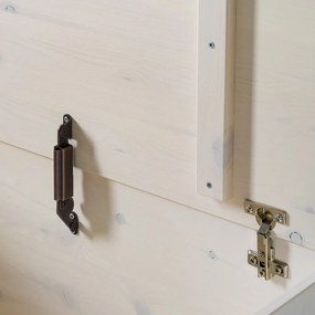 Cufăr alb din lemn de pin 80x45 cm Anita – Støraa