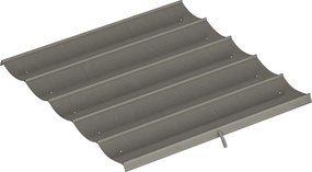 Outsunny Tettuccio di Ricambio per Gazebo 3x3 m con 10 Fori di Drenaggio Grigio | Aosom Romania