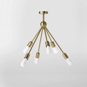 Lustra din alama cu 6 surse de lumina Sputnik