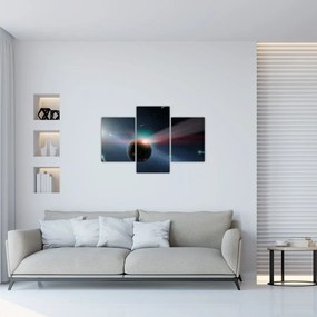 Tablou cu planetă mică (90x60 cm)