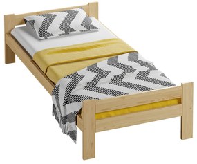 Pat din lemn Prima 100x200 nevopsit cu somieră