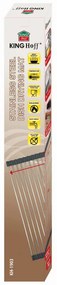 Uscator pentru vase pliabil Kinghoff KH 1903, 45x32 cm, Rezistent la coroziune, Margini din silicon, Antiderapant, Pliabil, Inox/gri