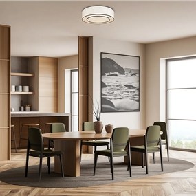 Plafoniera design modern Bergamo alb, negru