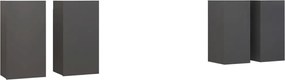vidaXL Dulapuri TV, 4 buc., gri, 30,5x30x60 cm, lemn prelucrat