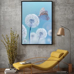 Poster - Fluture pe păpădie (A4)