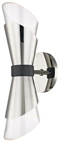 Aplica de perete design modern ANGIE nichel lucios