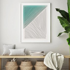 Poster - Abstracție pictată (A4)