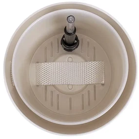 Ghiveci cu auto-irigare Plastia Tolita, maro, diam. 19 cm, diam. 19 cm