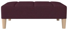Taburet, violet, 78x56x32 cm, material textil Violet