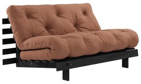 Canapea variabilă Karup Design Roots Black/Clay Brown