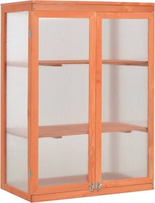 vidaXL Seră, 75x47x109 cm, lemn