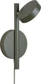 Aplica de perete LED din lemn de frasin verde Okinawa