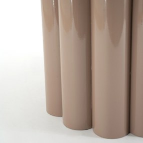 Masuta de cafea din metal Olympa roz 63x63x35,6 cm
