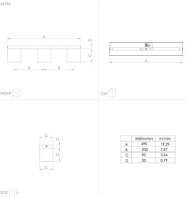 Eglo 43596 - Lustră aplicată PRESTWICK 3xE27/40W/230V