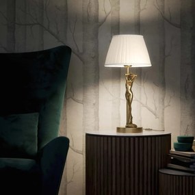 Lampa de masa figura feminina din alama Donne