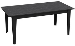 Masă sufragerie Poppy 5 (pentru 8 persoane) (Negru) . 1102472