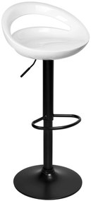 JAKS SCAUN DE BAR CORK BLACK - ALBĂ