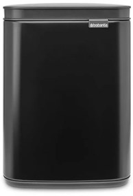 Cos pentru gunoi Brabantia Bo Small 1006622, 4 L, Deschidere lina si silentioasa, Bază antiderapantă, Negru