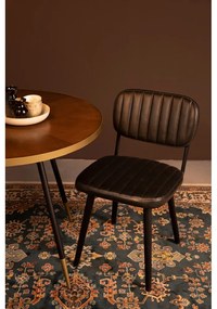 Scaun de dining negru Jake Worn – White Label