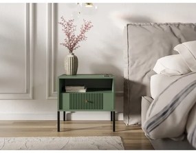 Noptieră LUE, verde/negru