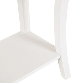 HOMCOM Consolă pentru Hol cu Raft Depozitare și Design Modern, 100x33x75 cm, Alb | Aosom Romania