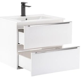 Dulap inferior Vario Trim 60 cu lavoar alb-alb