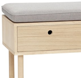 Bancuta CUSHION OAK NATURE GREY