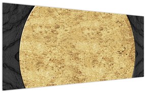 Tablou - Structura de aur N⁰2 (120x50 cm)