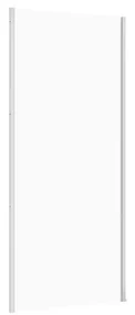 Perete lateral fix 90x195 cm Cersanit Larga profil crom 900x1950 mm, Crom lucios