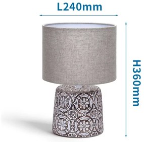 Lampă de masă Aigostar 1xE14/40W/230V