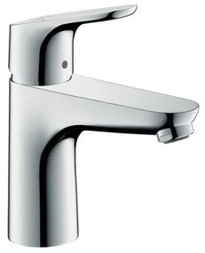 Baterie de lavoar Hansgrohe, Focus 100, cu ventil, crom