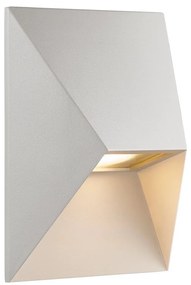 Aplica de perete pentru iluminat exterior IP54 Pontio 15 alb