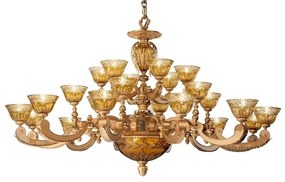Candelabru XXL cu 24 brate LUX realizat manual Eden