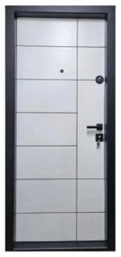 Usa metalica de apartament cu izolatie si vizor Novo Doors First Class NDS02, Deschidere Stanga Dreapta, Dimensiune 200X88 cm, Tabla 1.2 mm, Kit
