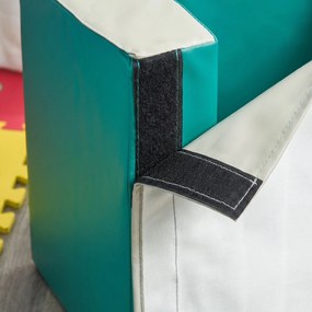 HOMCOM Set de 4 Blocuri Moi de Construcție pentru Copii, Joc Modulabil pentru Copii 1-3 Ani, 150x50x39 cm, Multicolor | Aosom Romania