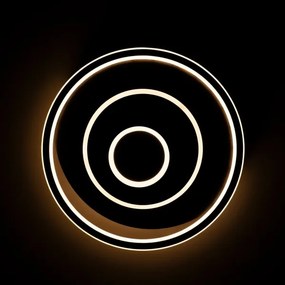 BRILAGI - plafonieră LED dimmabilă IRIS LED/83W/230V 46x50 cm neagră + telecomandă