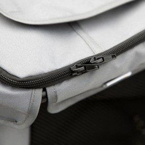 PawHut Pătuț pliabil animale câine pisică pernă inclusă roți cu frână material Oxford 600D 102 x 62 x 105 cm gri | Aosom Romania