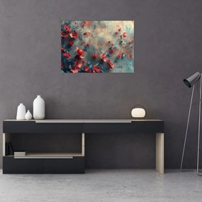 Tablou pe sticlă - Maculii lupului (70x50 cm)