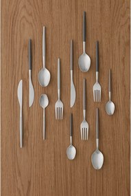 Tacâmuri gri închis/argintii din oțel inoxidabil 16 buc. Maxime – Blomus