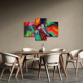 Tablou abstract - culori (90x60 cm)