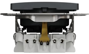 Priza simpla cu impamantare, 16A, IP20, antracit, Schneider Sedna Design
